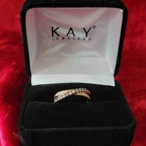 Le Vian 14k Honey Gold w/22 Nude Diamonds, .25cttw, Crossover Band, 6.75